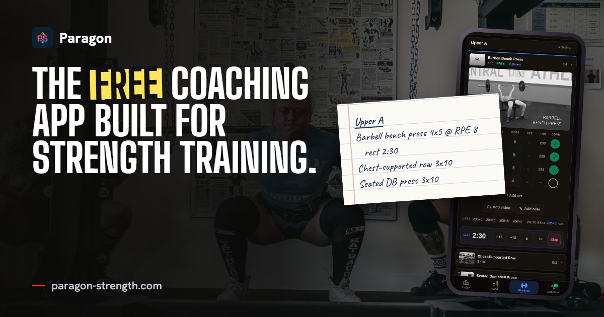 16+ year strength coach, got tired of paying for per client coaching apps so I built my own. Offers 